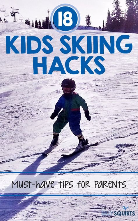 18 kids snow skiing hacks to make your life easier Ski Hacks, Kids Skiing, Ski Store, Ski Girls, Family Ski Trip, Counting For Kids, Utah Skiing, Ski Instructor, Kids Skis