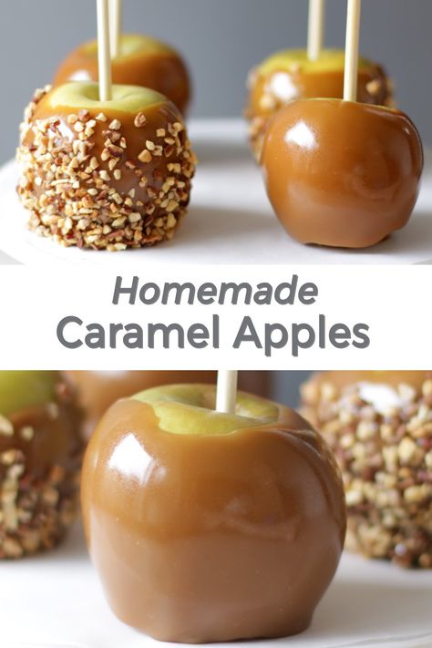 Homemade Taffy, Homemade Caramel Apples, Taffy Apple, Gourmet Caramel Apples, Candy Apple Recipe, Caramel Apples Homemade, Caramel Apples Recipe, Caramel Apples Easy, Gourmet Apples