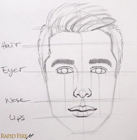 How to Draw Faces for Beginners – SIMPLE | RapidFireArt Sketching Faces, Easy Portrait Drawing, How To Draw Faces, Draw Faces, Pencil Drawings For Beginners, Soulmate Sketch, Drawing Tutorial Face, Drawing Heads, Drawing Faces