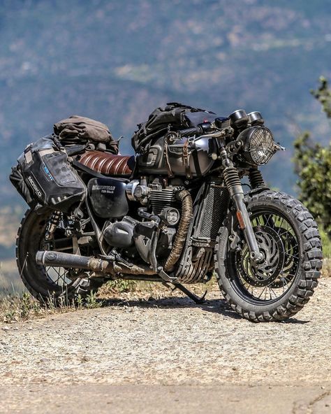 Muscle Motorcycles, Motorcycle Triumph, Motorcycle Scrambler, Motos Aesthetic, Motorcycle Vintage, Motorcycle Adventure, Moto Camping, Triumph Street Scrambler Custom, Bonneville Scrambler