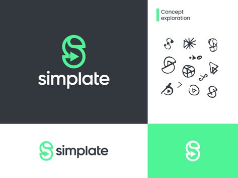 Simplate Logo by Slavisa Dujkovic  SIMPLATE is an enterprise-level application that allows ad agencies, large online content creators, and news organizations to easily populate and repurpose customized video templates.  At its core, it’s a tool to improve efficiency and productivity within a team environment to create large amounts of video output. #logo #softwarelogo #modernlogo Productivity Logo, Ad Agency, Video Template, Logo Design Creative, Content Creators, Creative Logo, Logo Designs, Modern Logo, Repurpose