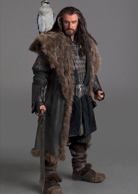 Thorin Cosplay, Lotr Clothes, The Hobbit Characters, Hobbit Dwarves, Hobbit Costume, Legolas And Tauriel, Thorin Oakenshield, Kings Game, 다크 판타지