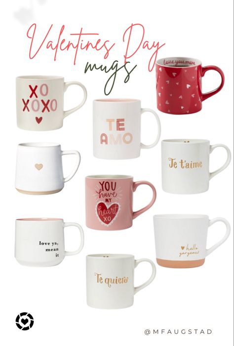 Valentine’s Day mugs! Follow my shop @mfaugstad on the @shop.LTK app to shop this post and get my exclusive app-only content! #liketkit #LTKFind #LTKhome #LTKSeasonal @shop.ltk https://liketk.it/3Z2vT Valentines Mug Gift Ideas, Diy Valentines Mug, Mug Valentines Day Gift, Valentines Day Mugs, Valentine’s Day Stanley Cup, Valentine’s Day Mug Ideas, Valentine Favors, Teacher Valentine Gifts, Coffee Valentines