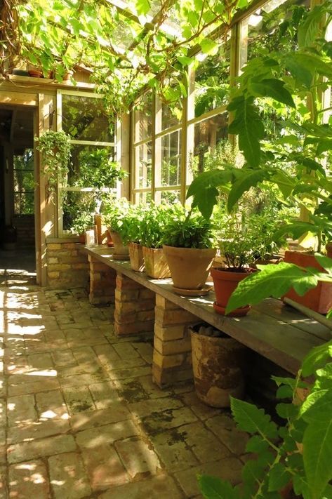 Screened In Porch Greenhouse, Elias Ainsworth, Inner Landscape, Magus Bride, Greenhouse Shed, Natural Homes, Deco Nature, Earth Homes, Garden Greenhouse