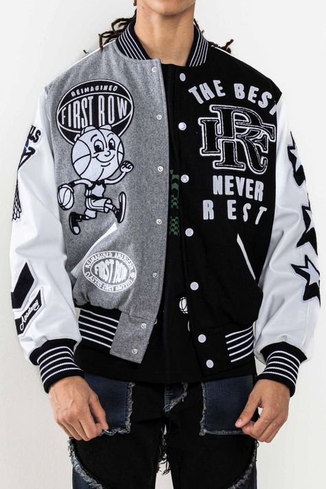 Varsity Outfit, Senior 25, College Jacke, Varsity Design, Senior Jackets, Clothes Reference, Hype Clothing, Varsity Jackets, Winter Outfit Inspiration