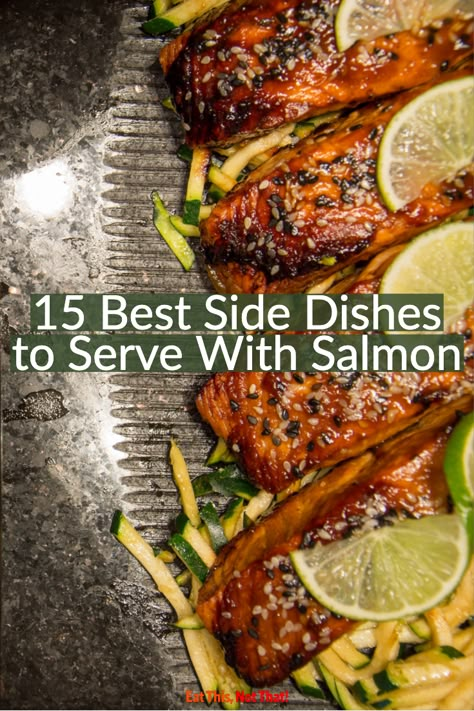 Salmon Pairings, Salmon Sides, Salmon For Dinner, Cilantro Lime Salmon, Side Dishes For Fish, Side Dishes For Salmon, Lime Salmon, Keto Lasagna, Keto Pancakes