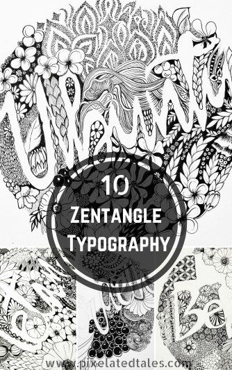 Name Zentangle, Letter A Zentangle Design, Music Zentangle Art, Zentangle Monogram Letters, Embedded Letters Zentangle, Word Doodles, Handwriting Logo, Doodle Font, Kids Doodles