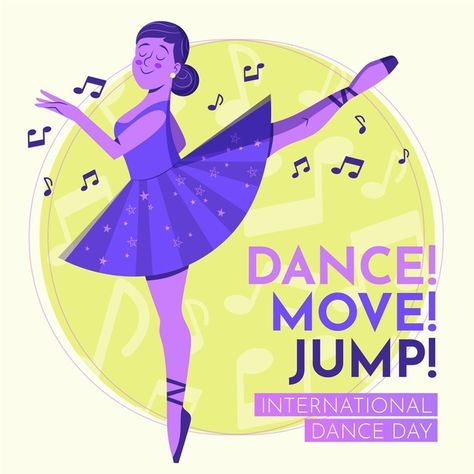 International Dance Day, International Dance, Dancing Day, Day Illustration, Vector People, Vector Hand, Premium Vector, Graphic Resources, Dancing