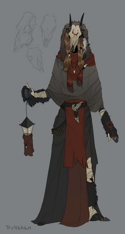 Decay Character Design, Character Design References Outfit, Dress Armor Art, Shaman Design Character, Shaman Outfit Character Design, Shaman Art Character Design, Eldritch Character Art, Cultural Character Design, Wendigo Outfit