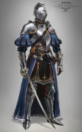 Medieval knights collection. Personal project, started from small thumbnails in between work, and grown up to this. Every character has his personal "historical time of existing", weapon and "speciality" Hope you like it friends) Blue Knight Art, Platemail Armor, Bird Armor, Knight Oc Male, Knight Breastplate, Italian Knight, Knight Commander, Blue Knight, Armor Reference