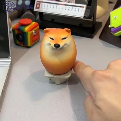 🥚🐕 Introducing Our Adorable Shiba Inu Realistic Egg Shape Toy! 🐕🥚 Looking for the perfect addition to your desk or home decor? Look no further than our Shiba Inu Realistic Egg Shape Toy! Crafted with exquisite attention to detail, this adorable toy perfectly captures the charm of the beloved Shiba Inu breed in a unique egg-shaped design. Whether you're a dog lover or simply appreciate cute and quirky decor, this toy is sure to bring a smile to your face every time you see it. Not only is o... Trendy Toys, Funny Expressions, Shiba Inu Dog, Sand Sculptures, Decorations For Home, Cool Office, Decor Figurines, Home Offices, An Egg