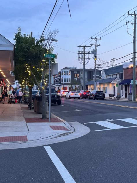 stone harbor, nj 🌃 New Jersey Suburbs Aesthetic, Stone Harbor Nj, Stone Harbor New Jersey, East Coast Beach Town Aesthetic, Ocean City New Jersey Aesthetic, Beach Town Aesthetic, Sag Harbor New York, East Coast Aesthetic, Ocean City Boardwalk New Jersey