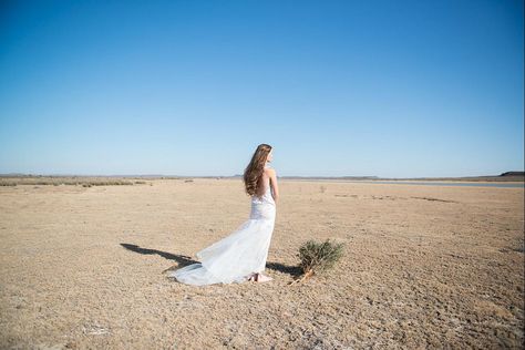 Bride in the Karoo Gariep Conservancy Karoo Wedding South Africa, Kalahari Desert South Africa, South Africa, Dream Wedding, Weddings