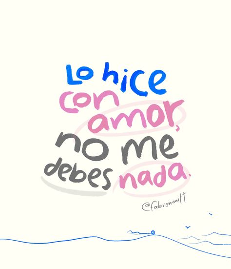 “Lo hice con amor, no me debes nada”. Hace tiempo leí esta frase y creo que resume la esencia del amor. Dar sin esperar algo a cambio. Dar sin buscar primero la conveniencia propia. Dar, entregar, soltar, velar por el bien ajeno. Y eso no significa que yo dejo de importar por completo. Creo que significa que si doy algo con amor, debería darlo sin esperar compensación, reconocimiento o algún tipo de alabanza. 👨🏻‍🚀 @fabronautt Collage, On Instagram, Pins, Instagram