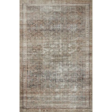 Chris Loves Julia x Loloi Jules Oriental Power Loomed Polyester Area Rug in Brown/Gray & Reviews | Wayfair Loloi Rug, Chris Loves Julia X Loloi, Chris Loves Julia, Rug Size Guide, Loloi Rugs, Rug Direct, Nebraska Furniture Mart, Power Loom, Grey Rugs