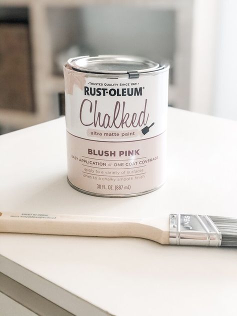 Chalking it up Rustoleum Chalked, Chest Of Drawers Makeover, Lollipop Display, Cavity Filling, Nursery Dresser, Festive Centerpieces, Matte Blush, Matte Paint, Got Wood