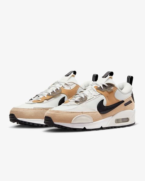 Nike Air Max 90 Futura, Air Max 90 Futura, Air Max 90 Women, Fall Sneakers, Fashion Shoes Sneakers, Nike Air Max For Women, Nike Brand, Air Max Women, Tennis Clothes