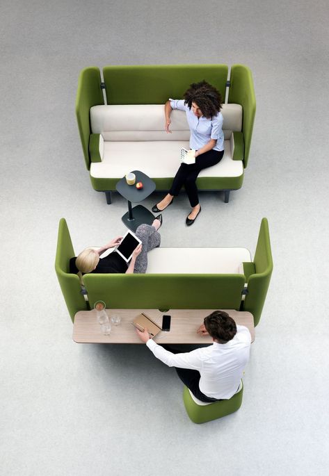 Collaborative Furniture, Contemporary Office Desk, Phone Booth Office, Modular Office Furniture, Creative Office Space, Office Design Inspiration, Library Furniture, Office Space Design, Office Lounge