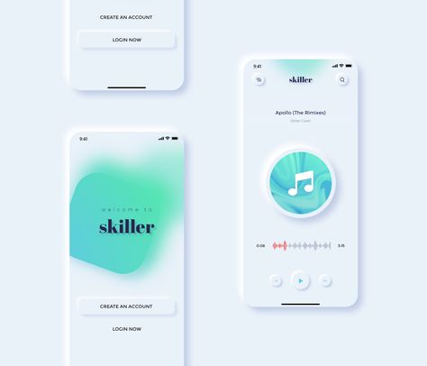 Neomorphism Soft UI on Behance Modern App Design, Startup Illustration, To Do App, Ui Ux 디자인, App Design Layout, Mobile App Design Inspiration, Flat Ui, App Interface Design, Mobile Web Design