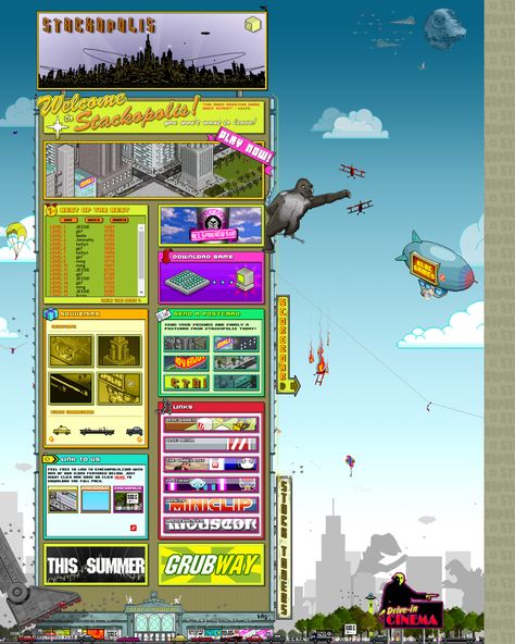 Stackopolis in 2005 | Web Design Museum Old Web, Old Websites, Flash Animation, Pixel Design, Old Computers, Web Design Trends, Step Back, Design Museum, History Design