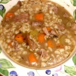 Beef and Barley Soup I Soup With Soup Bones, Soup Bone Recipes, Beef Soup Bone Recipes, Best Beef Barley Soup, Beef Soup Bones, Beef And Barley Soup, Beef And Barley, Beef Barley, Beef Barley Soup