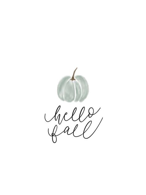 Watercolor Hand Lettering, Hunter Design, Helloween Wallpaper, Personalised Signs, Fall Drawings, Watercolor Pumpkin, Simple Watercolor, Wall Art Green, Cute Fall Wallpaper