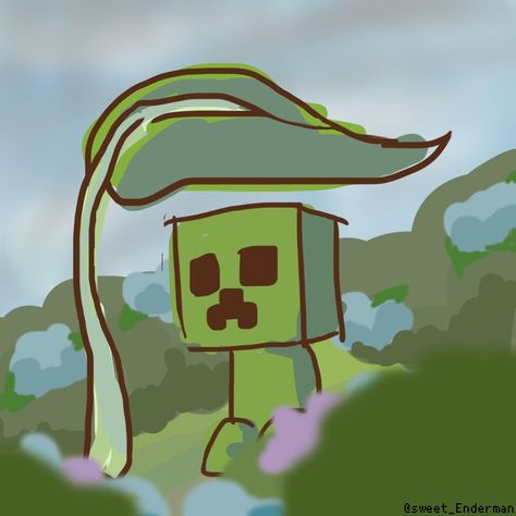 Cute Minecraft Pfp, Minecraft Drawings Cute, Minecraft Doodles, Creeper Drawing, Minecraft Rp, Case Minecraft, Creeper Minecraft, Minecraft Drawings, Minecraft Pictures