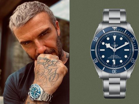 David Beckham wears the watch world’s hottest new release David Beckham Watch, Celebrity Dads, Channing Tatum, The Watch, Ben Affleck, Hugh Jackman, David Beckham, Tom Cruise, Chris Hemsworth