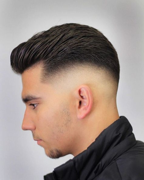 One Side Fade Haircut Men, Mid Fade Side Part, Drop Fade Short Hair, Short Slicked Back Hair Men, Mid Fade Haircut Men, Fade Haircut Men, Men Short Hair Fade, Very Short Hair Men, Mid Skin Fade