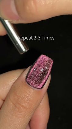 Cats Eye Nails Design, Eye Nails Design, Eye Nail Design, Cats Eye Nails, Nail Design Tutorial, Easy Cat Eye, Enchanted Halloween, Cat Eye Nail, Eye Designs