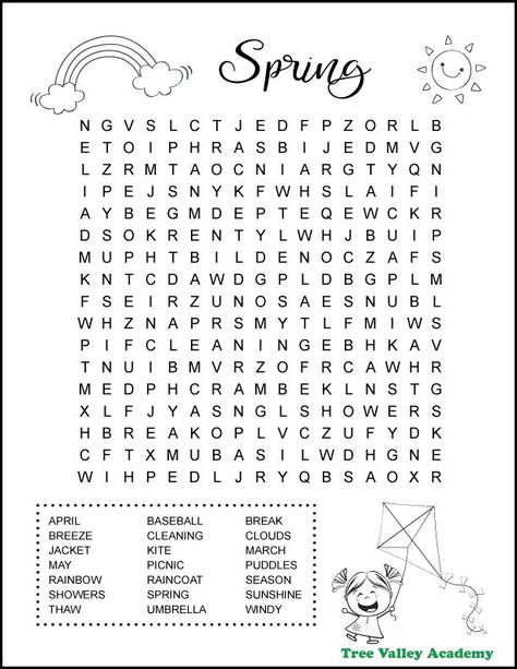 A fun spring break word search for kids to do during their vacation. There are 21 hidden spring words for kids to find. Teachers can give the puzzle to their students the week before spring break, or as a take home activity. A free printable spring themed word search. #spring #springbreakactivity Spring Break Writing Prompt, Spring Break Activities For Elementary, School Age Spring Break Activities, Spring Activities For Middle Schoolers, Spring Break Coloring Pages, April Word Search, Spring Crossword Puzzle Free Printable, Spring Break Crafts For School Age, Cute Word Search