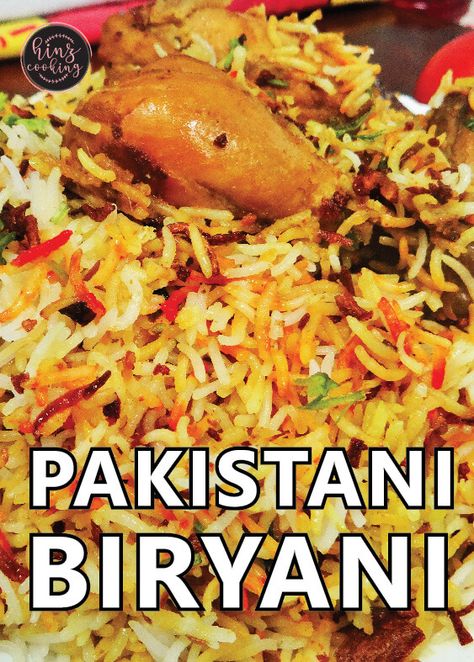 Pakistani Biryani, Pakistani Rice Recipes, Chicken Biryani Recipe Pakistani, Beef Biryani Recipe, Beef Biryani, Pakistan Food, Pakistani Dishes, Biryani Rice, Chicken Lollipops