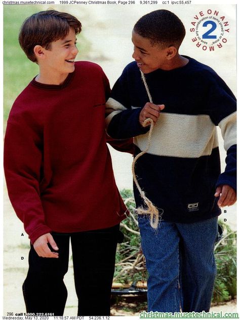 Vintage Outfits Boys, 2000s Boys Fashion, Sheet Poses, 2001 Fashion, Jcpenney Christmas Catalog, 2000s Boys, Rose Costume, Vintage Clothes Patterns, Early 2000s Style