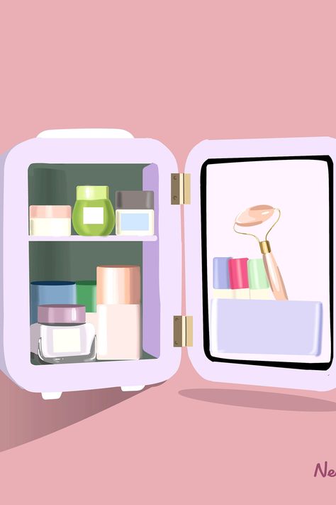 Los beauty fridge se han convertido en la estrella, no solo de Instagram, sino también de los tocadores más selectos de las gurús de belleza. Beauty Fridge, Vogue, Beauty, Instagram