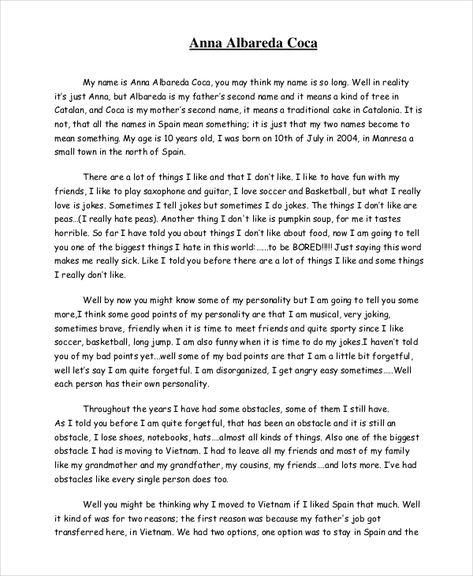 Nothing can be more exciting than writing your own autobiography. The autobiography example available online can show you how much interesting this piece of writing can be. Autobiography Example, Autobiography Project, Autobiography Template, Biography Template, Autobiography Writing, Essay Writing Examples, College Essay Examples, Memoir Writing, Essay Writing Skills