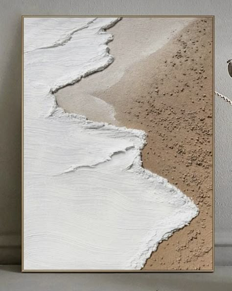 Plaster Wall Art Ocean, Textured Background Painting, Small Furniture Diy, Painting Textured Art, Textured Sand Painting, Plaster Art Texture Painting, Colour Texture Paint Wall, Abstract Painting With Texture, Textured Art Abstract