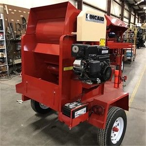 Power Trailer, Thresher Farm Equipment, Fan Speed, Small Farm, Gas Grill, Metal Construction