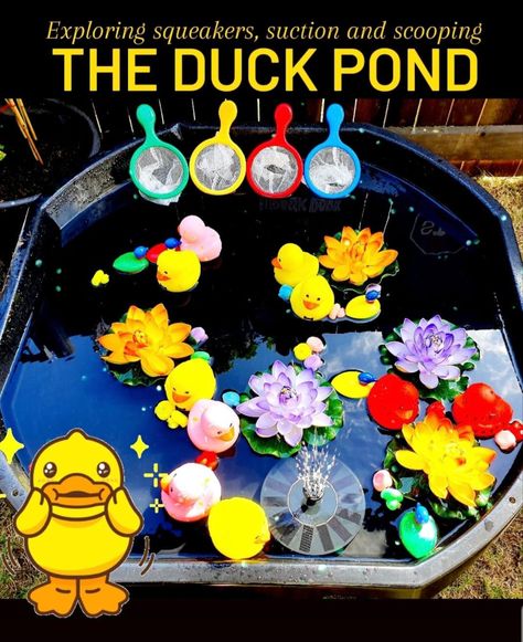 Nursery Rhyme Activities For Babies, Spring Tuff Tray Ideas, Water Theme Preschool, Farm Animals For Kids, Playgroup Activities, Diy Toddler Toys, Pond Animals, Nursery Rhymes Activities, Easy Toddler Activities