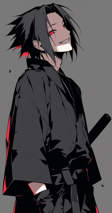 #anime #manga #comics #otaku #wallpaper #phonewallpaper #mobilewallpaper #sasuke #sasukeuchiha #naruto #narutishippuden #red #ninja Otaku Wallpaper, Sasuke Akatsuki, Red Ninja, Izuna Uchiha, Sasuke Shippuden, Anime English, Black Anime Guy, Anime Picture Hd, Sasuke And Itachi