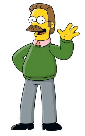 Ned Flanders Ralph Wiggum, Ned Flanders, Simpsons Drawings, Simpsons Characters, Marge Simpson, Disneyland Pictures, Simpsons Art, Matt Groening, Make A Game