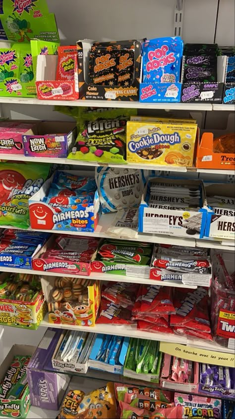 Snack Ideas From Store, American Snacks Products, Candy Lady Ideas, Snacks For Pantry, Snacks To Sell At School, Snacks From Store, Snack Closet, Snack Pantry, Snack Area