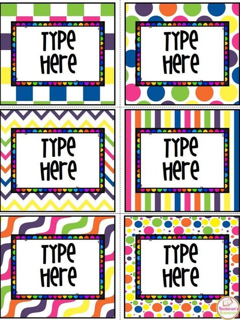 These lovely themed labels are a time-saving must! Perfect for a variety of uses around your classroom or at home. This set of editable labels helps you organize your classroom in the back to school season. Just click and edit the text in the PowerPoint file and then print. Use these templates to create … Editable Labels Free, Classroom Labels Printables, Labeling Kindergarten, Labels For Classroom, Preschool Labels, 100 Días De Clases, Free Classroom Printables, Labels Printables Free Templates, Printable Label Templates