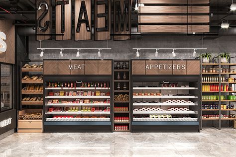 Grocery Shop Design Interiors, Meat Store Design, Supermarket Interior, Butcher Store, Local Butcher Shop, Food Court Design, Supermarket Design Interior, Meat Store, Grocery Ads