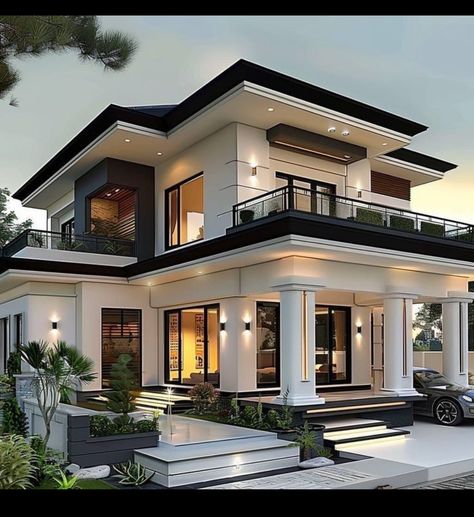 Villa Floor Plan Luxury, House Ideas Decor, Decor House Ideas, House Decorations Ideas, Ideas House Design, House Decor Ideas, House Decorating Ideas, House Interior Ideas, Modern Bungalow House Design