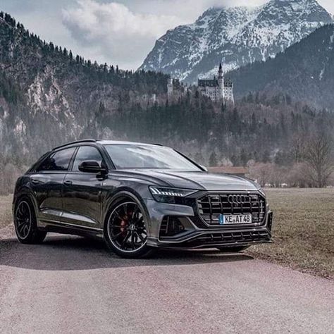 AUDI SQ8 ABT DAYTONA GREY Audi Q, Audi Sports Car, Dream Cars Audi, Luxury Cars Audi, Audi Q8, Luxury Car Brands, Grey Car, Audi Sport, Audi Rs