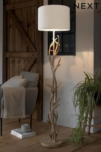 Floor Lamps | Tripod & Standing Floor Lights | Next UK Woodland Living Room, Antler Lamp, Woodland Home Decor, Diy Floor Lamp, Rustic Floor Lamps, Classic Floor Lamps, Floor Standing Light, Stylish Floor Lamp, Unique Floor Lamps