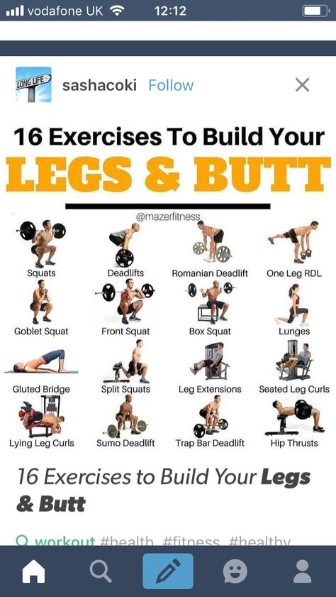 Curl Bar Workout Women, Curl Bar Exercises, Trap Bar Deadlift, Lying Leg Curls, Bodybuilding Workout Plan, Leg Workouts, Goblet Squat, Front Squat, Bar Workout