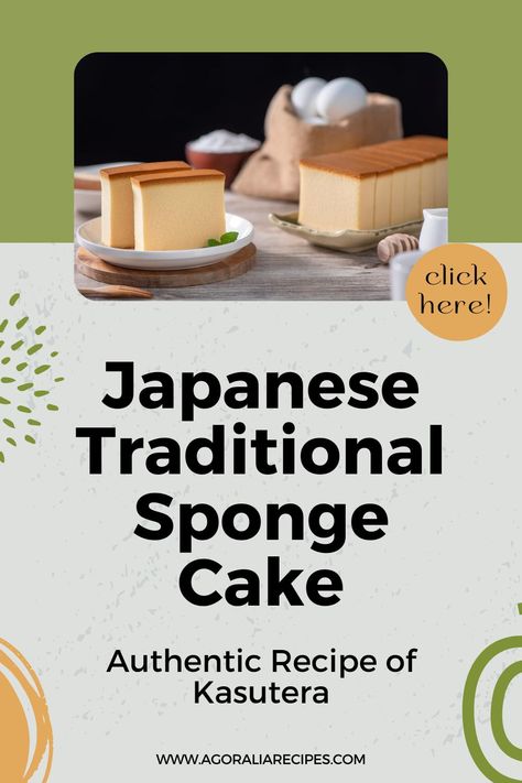 Experience the exquisite simplicity of Kasutera, the traditional sponge cake from Nagasaki! Made with eggs, flour, sugar, and starch syrup, this delicacy boasts a soft, moist, and spongy texture. Originating from Portuguese merchants in the 16th century, it's now enjoyed in various flavors like chocolate and matcha. Indulge in this iconic pastry at Japanese festivals and savor its timeless appeal! 🍰🇯🇵 #JapaneseSweets #Kasutera #SpongeCake Kasutera Cake Recipe, Japanese Sponge Cake Recipe, Japanese Sponge Cake, Japanese Dessert Recipes, Sponge Cake Recipe, Mochi Recipe, Japanese Cheesecake, Easy Asian Recipes, Sponge Cake Recipes