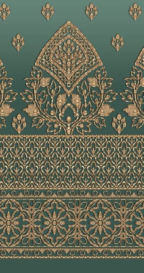 Zardozi Motifs, New Embroidery Designs, Print Design Art, Textile Prints Design, Border Embroidery Designs, Handmade Embroidery Designs, Border Embroidery, Hand Work Embroidery, Digital Borders Design