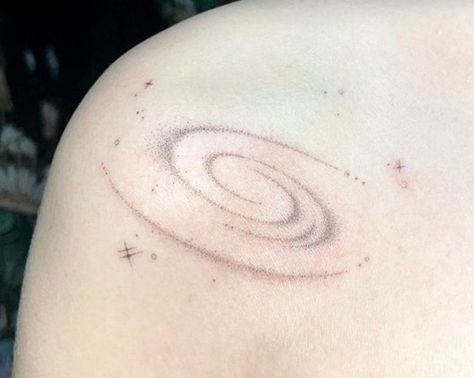 Milky Way Tattoo, Way Tattoo, Radiohead Tattoo, In Rainbows, Polly Pocket, Radiohead, Tattoo Inspo, Milky Way, Tattoos And Piercings